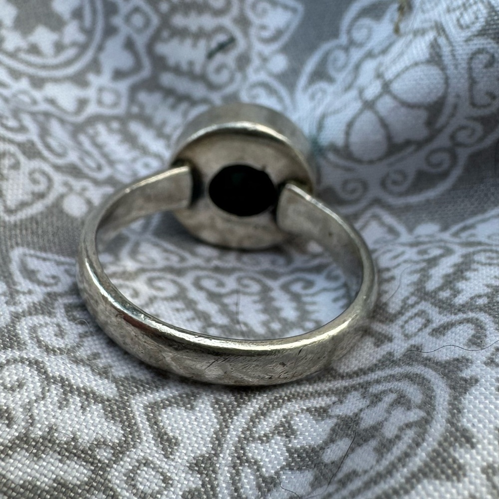 Turquoise Silver Ring - Picture 3 of 3